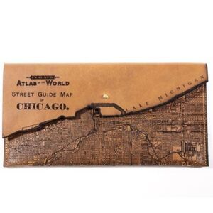 Tactile Craftworks Chicago Map Clutch